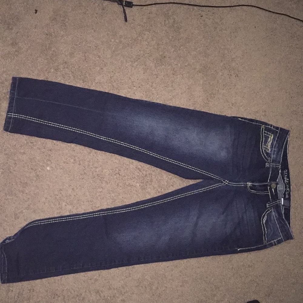 Skinny Blue Jeans
